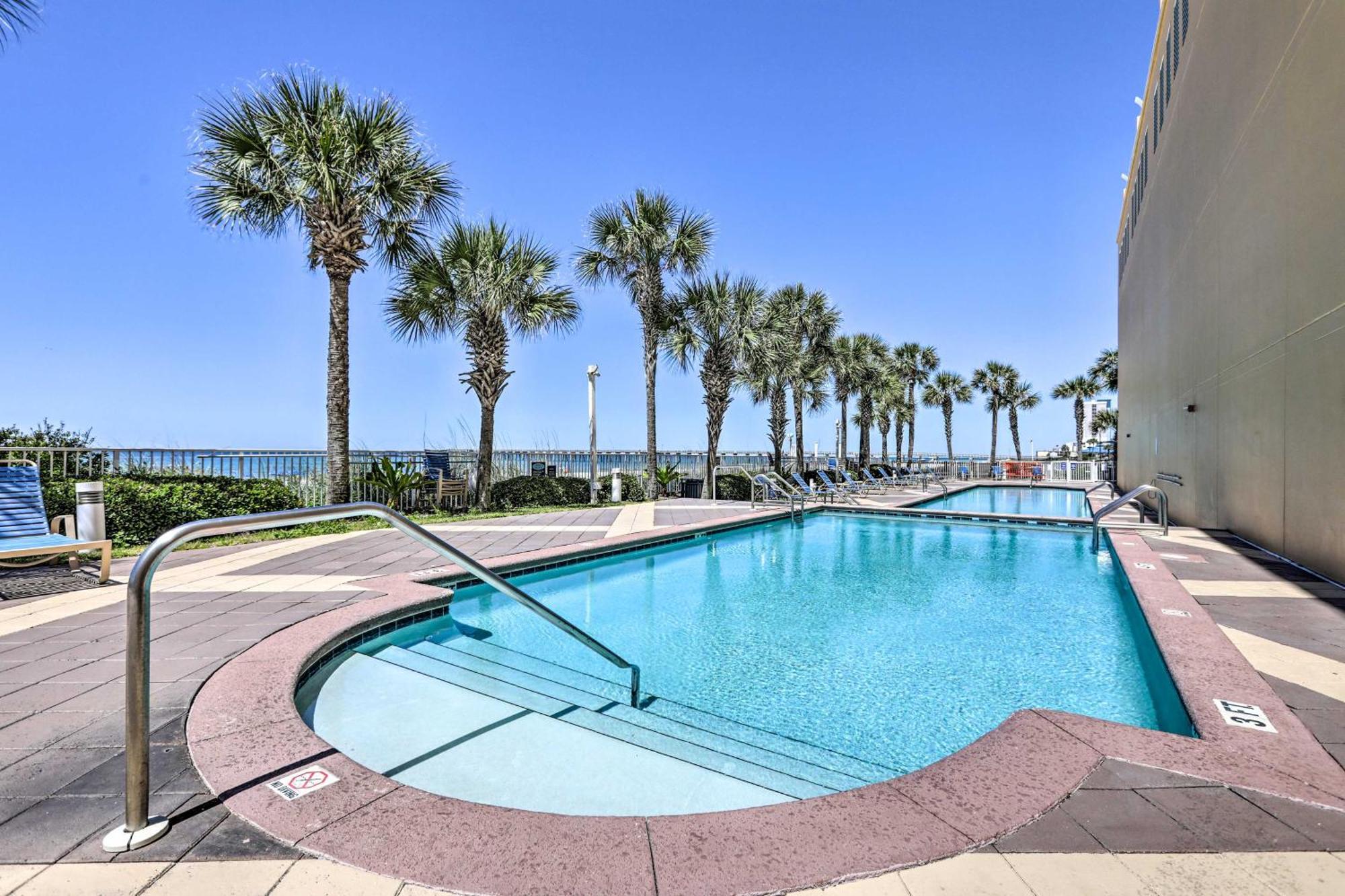 Oceanfront Pcb Condo With Gulf Views And Pool Access! Панама-Сити Экстерьер фото